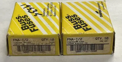 New | in-Stock COOPER BUSSMANN FNA-1/2 Miscellaneous Equipment (Electrical & Power) | Surplus Asset Holdings #1188832