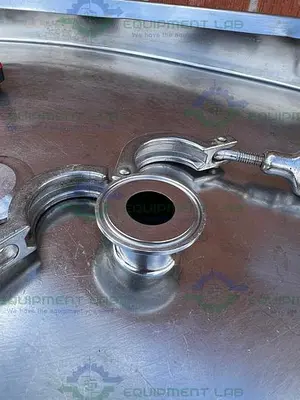 USED DCI 200 LITER STAINLESS STEEL JACKETED  REACTOR MIXING TANK
