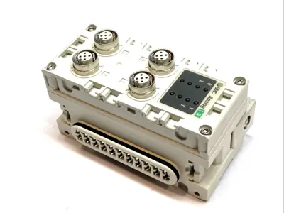 USED SMC ANALOG INPUT UNIT 4-CH M12 24VDC