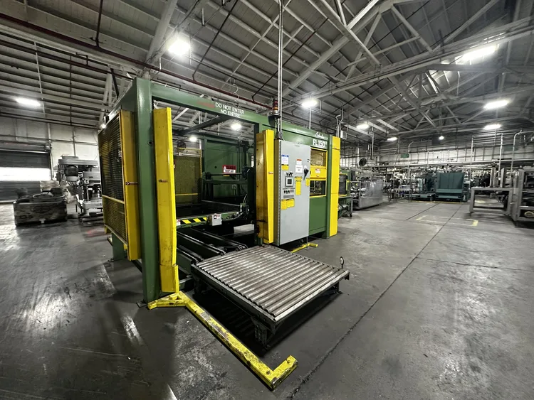 Used 1998 COLUMBIA MACHINE INC. CASE PALLETIZER, MODEL FL150 -LRFD-AB-9804 Palletizers Washington US | The Equipment Butler #1046263