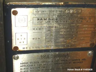 Used R&M Italia _UNKNOWN_ Reactors Illinois US | Aaron Equipment #85906