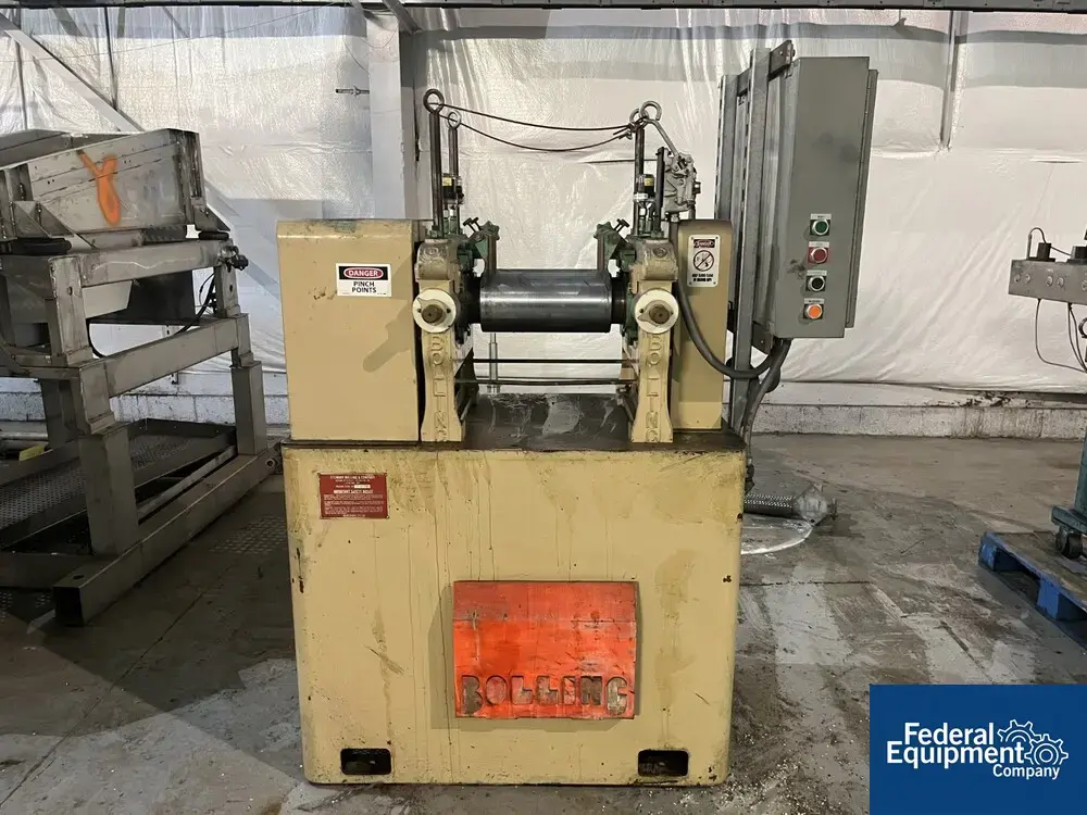 USED INTERCOLE BOLLING 6" x 13" Bolling Two Roll Mill
