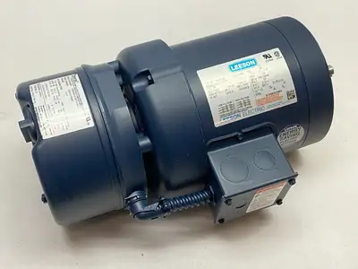 New | in-Stock LEESON Electric Brake Motor 1/2HP 1725RPM 208-230/460V 3PH C6T17FC111F A.C. Motors Michigan US | Maverick Industrial Sales #1400067