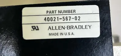 New | in-Stock ALLEN-BRADLEY 40021-567-02 Miscellaneous Equipment (Electrical & Power) Ohio US | Surplus Asset Holdings #1337570