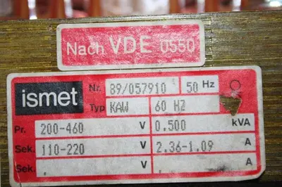 USED ISMET 89/057910