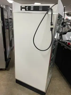 Used Falcon Restaurant Supply Used 70"H Self Closing Glass 2 Door Lighted Display Case 120V Food Displays Illinois US | Falcon Restaurant Supply #1375853