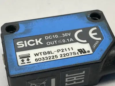 USED SICK PHOTOELECTRIC PROXIMITY SENSOR 10-30VDC 6033225