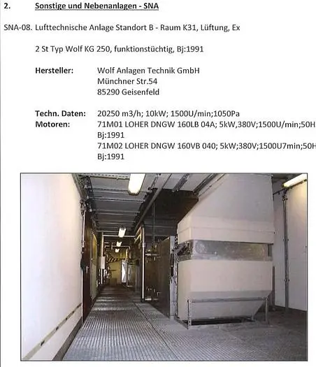 Used 1991 WOLF ANLAGEN WOLF KG 250, Air Cleaners DE | UCY Industrial GmbH #385878