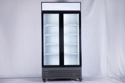 168-0036 GDR51"(H)N Double Glass Door Self Contained Cooler