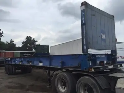 Used A PLUS 40′ FLATRACK Flatbed Trailers Florida US | USA Transequipment #1542609