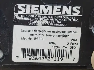 USED SIEMENS BG220