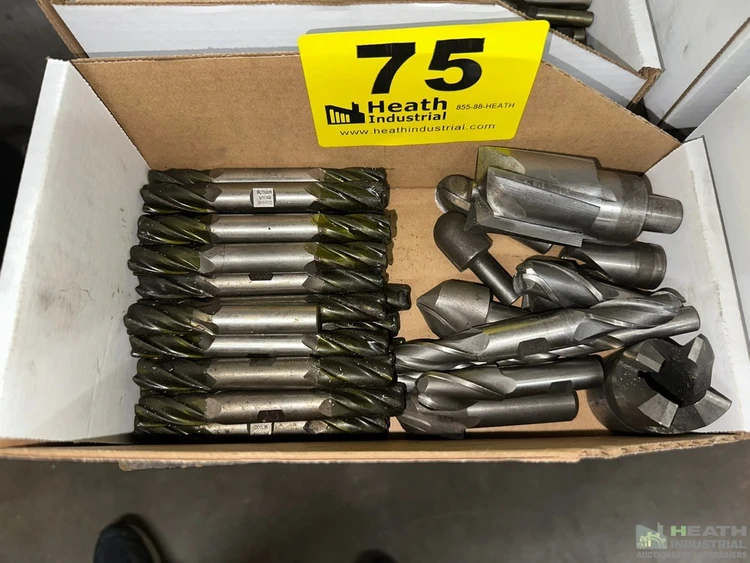 Used _UNKNOWN_ SHARPENED END MILLS & MISC TOOLINGS End Mills Illinois US | Heath Industrial Auction Services #1419854