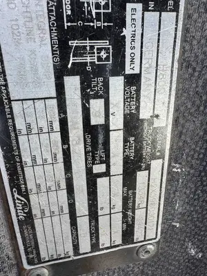 Used 2012 LINDE H80D Internal Combustion Forklifts: Pneumatic Tire Minnesota US | Birnstengel Equipment #1554083