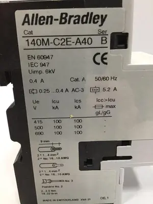 USED ALLEN BRADLEY 140M-C2E-A40 SER B