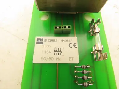 Endress+Hauser TSP-9084 Circuit Board 115/230V Fused Capacitor Board Transformer