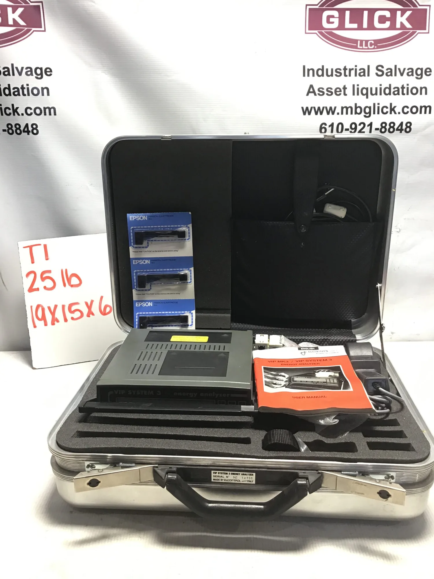 ELCONTROL ENERGY VIP SYSTEM 3 ENERGY ANALYZER