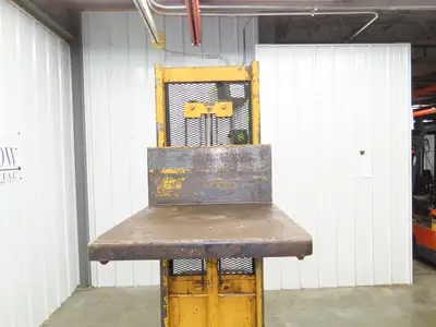 Langley BHLD Walk Behind Pallet Lift Truck 200lb 12V Straddle Platform 70" Lift