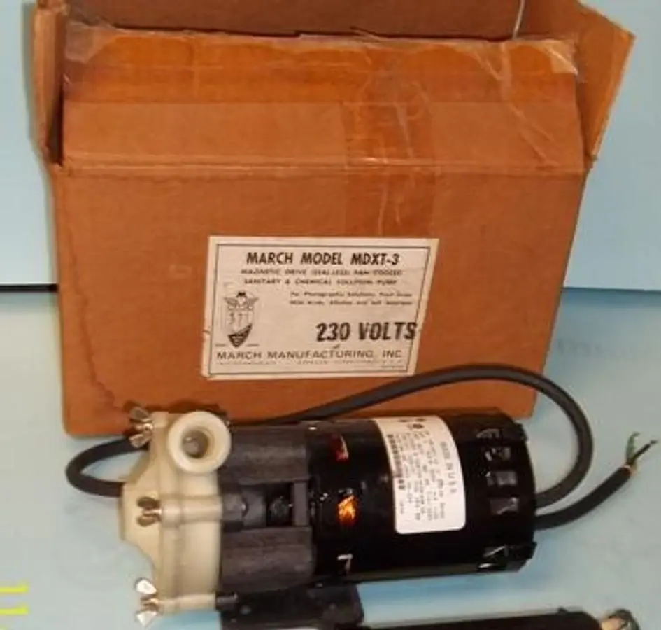 QTY. 1. MARCH MANUFACTURING INC MDXT-3 (MAGNETIC D...