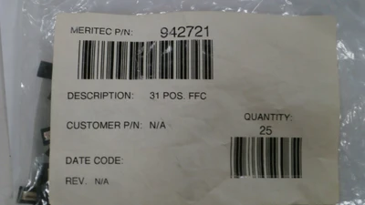 NEW Meritec FFC 31 Position Flex Cable/3" P/N 942721