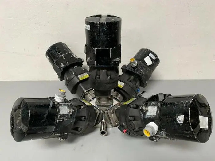 Used 5 ITT SHEROTEC STAINLESS STEEL DIAPHRAGM VALVES W/ POSITION MONITORS Valves/Fittings California US | Equipment Lab #485287