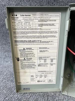 Used Eaton DG321NRB Misc Electrical & Power Parts California US | Davliegogo LLC #1710554