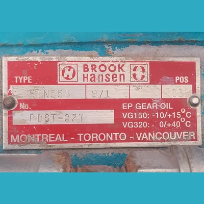 USED BROOK HANSEN SFN55B