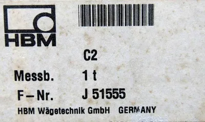 NEW HBM J-51555 LOAD CELL J51555