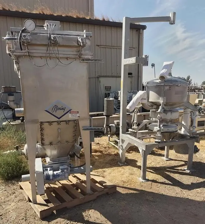 Used PFENING 36" IN-LINE FLOW-THROUGH CONVEYOR & SIFTER Pneumatic Conveyors California US | Machinery & Equipment #1459958