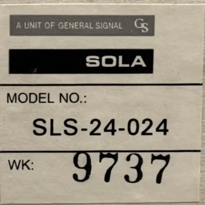 NEW SOLA SLS-24-024 POWER SUPPLY SLS24024