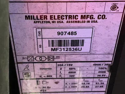 Used MILLER INVISION 450 MPA Welding Machinery (Other) Ohio US | HGR 24 #1411961