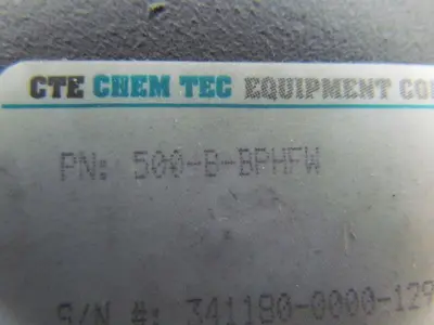 CTE Chem Tec 500-B-BPHFW Bypass adjustable flow monitor 37.85 GPM Max 1/2"FNPT