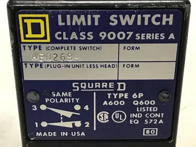 USED SQUARE D 9007-AEQ2699