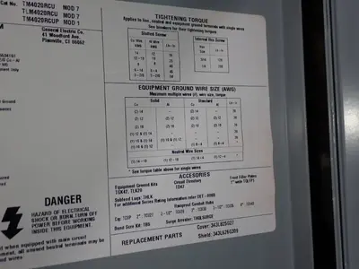 USED GENERAL ELECTRIC TM4020RCU