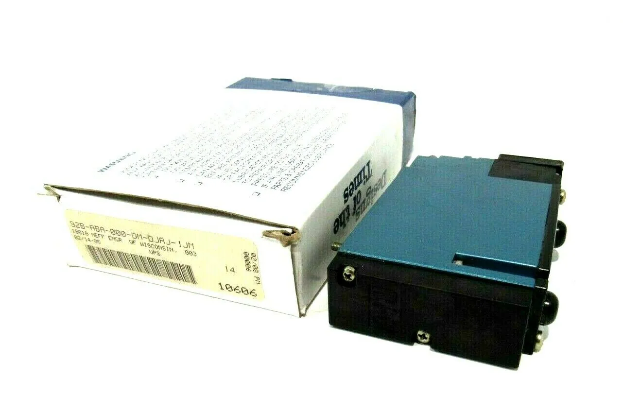 NEW MAC VALVES 92B-ABA-000-DM-DJAJ-1JM SOLENOID VALVE 92BABA000DMDJAJ1JM