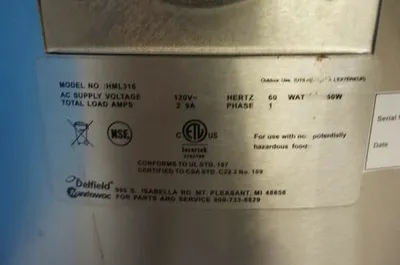 USED Delfield HML316