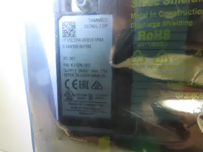 Siemens 6SL3244-0BB12-1PA1 Sinamics Control Unit CU240E-2 FW 4.7 SP6 HF3 24VDC