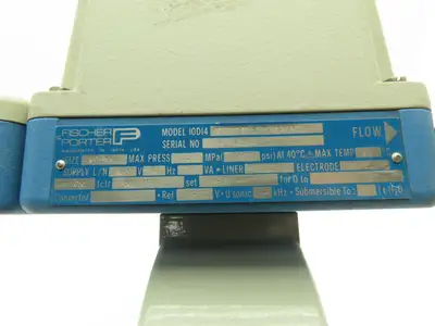 Fischer & Porter 10D14 75EN11PL29KD11KAC1 Magnetic Flow Meter 40mm 161gpm 120V