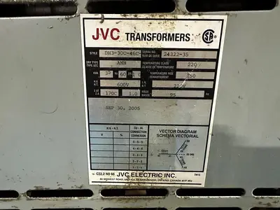 USED 2005 JVS ELECTRIC INC. DH3-30C-46C