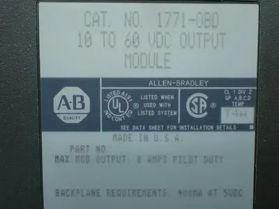 USED ALLENBRADLEY 1771OBD