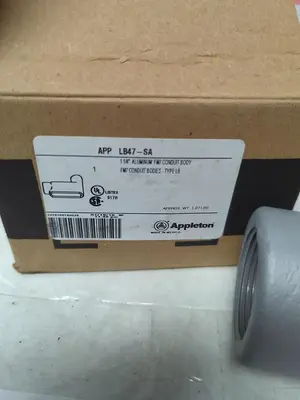 New | in-Stock APPLETON ELECTRIC LB47-SA Miscellaneous Equipment (Electrical & Power) Ohio US | Surplus Asset Holdings #1209231