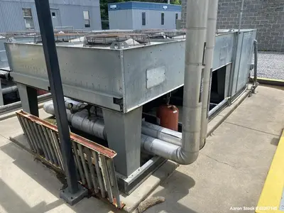 Used National Refrigeration & Air Conditioning Air-Cooled Condenser Chiller – Rotary Screw Compressor Cooling System