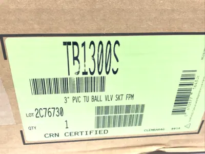 TB1300S | Hayward  3" Socket True Union Ball Valve PVC - New Other