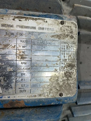 25 HP Corona Two Stage Vacuum Pump