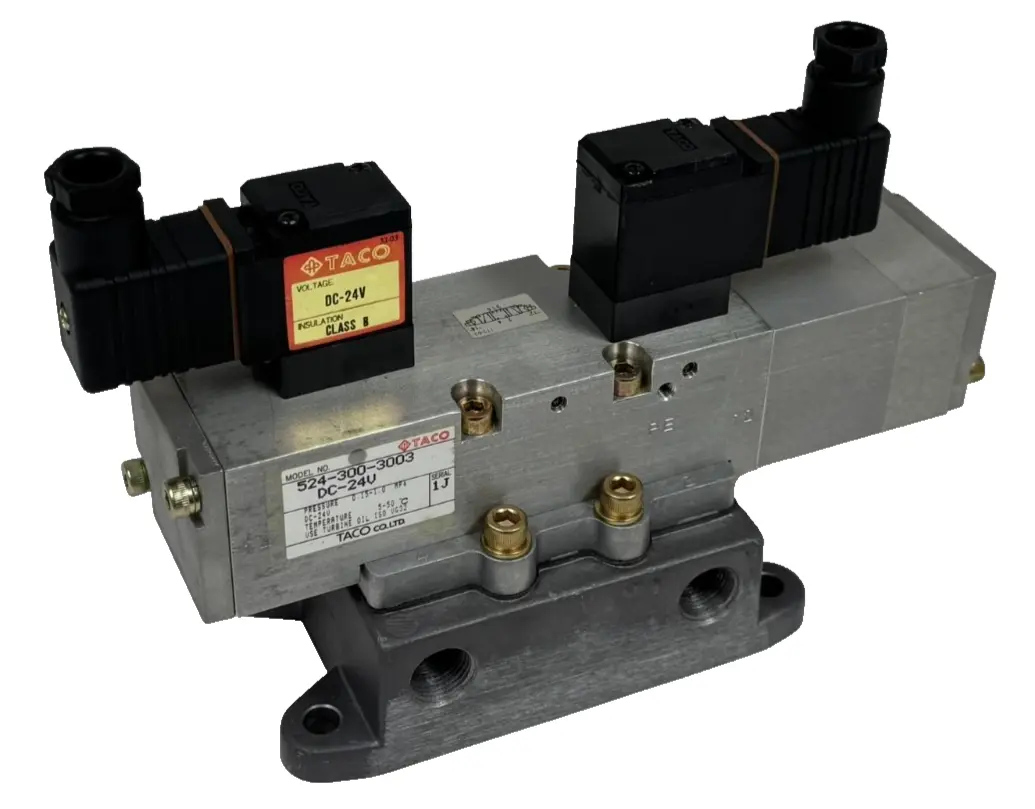 NEW TACO CO. 524-300-3003 SOLENOID VALVE 24VDC 0.15-1.0MPa