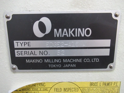 Used MAKINO EDGE2 EDM Sinkers Minnesota US | Machinesused.com #1503509