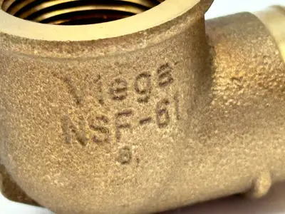 77552 | Viega  Propress 1" x 1" FNPT 90 Degree Elbow Bronze - New Other