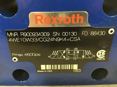 USED REXROTH 4WE10W33/CG24N9K4