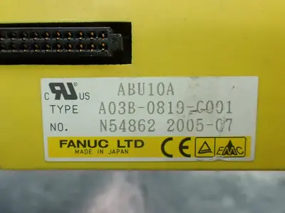 Used FANUC A03B0819C001 PLC Chassis Ohio US | HGR 24 #885650