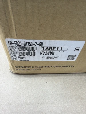 New | in-Stock Mitsubishi Electric FR-F820-01250-2-60 Variable Speed Drives Indiana US | J&J Industrial Supply #902215