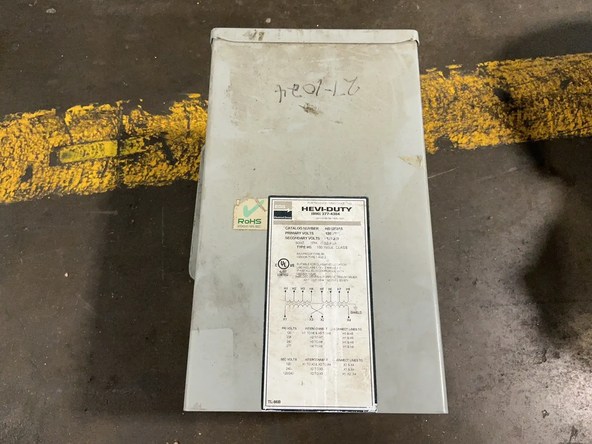 Used EGS ELECTRICAL GROUP HS12F3AS Distribution Transformers Ohio US | HGR 24 #1312258